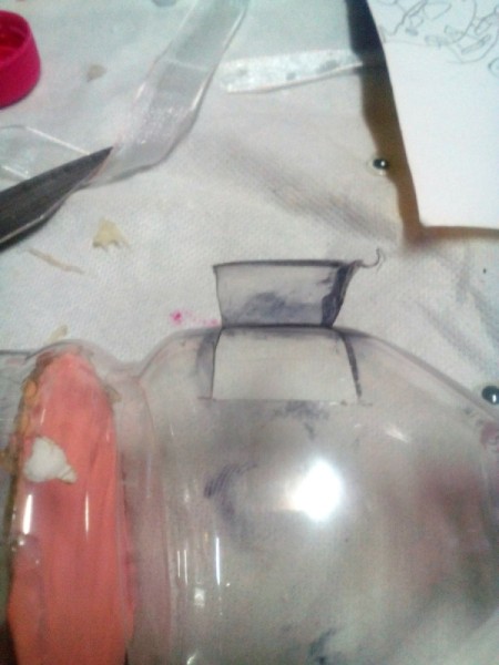 Piggy Bank with Money Separator - cut the square but leave a hinged side