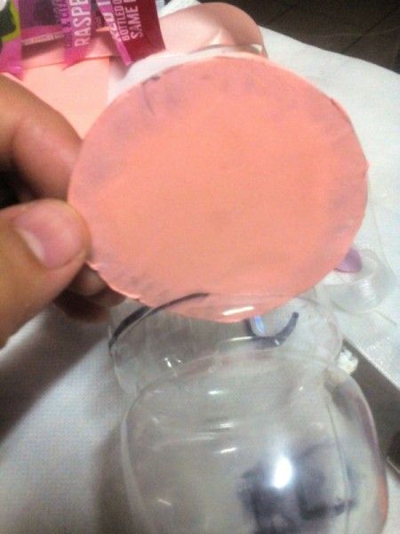 Piggy Bank with Money Separator - insert the paper circle into the slot as the separator