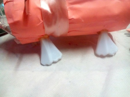 Piggy Bank with Money Separator - glue in place