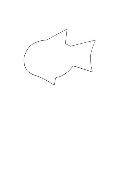 Under the Sea Kids Craft - fish template