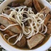 bowl of Vermicelli and Beef