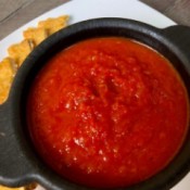 Homemade Marinara Dipping in bowl