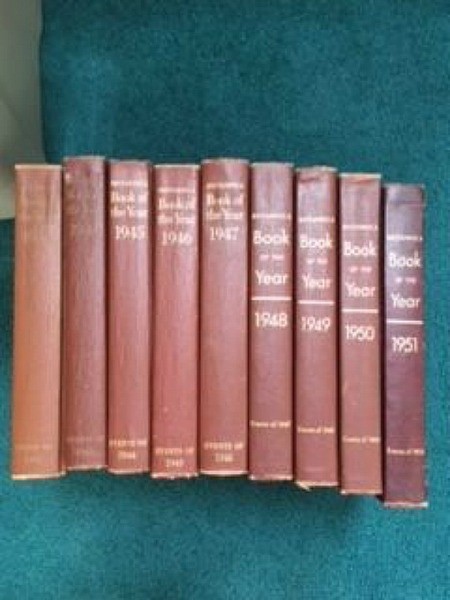 Value of Britannica Books of the Year - old volumes