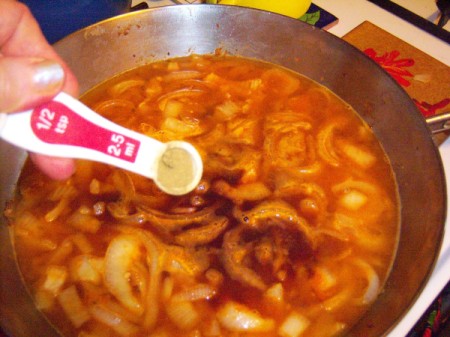 added broth and salt