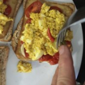 Egg Salad Sandwiches on plate