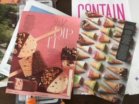 Upcycle a Kraft Paper Store Bag - find magazine pages to use