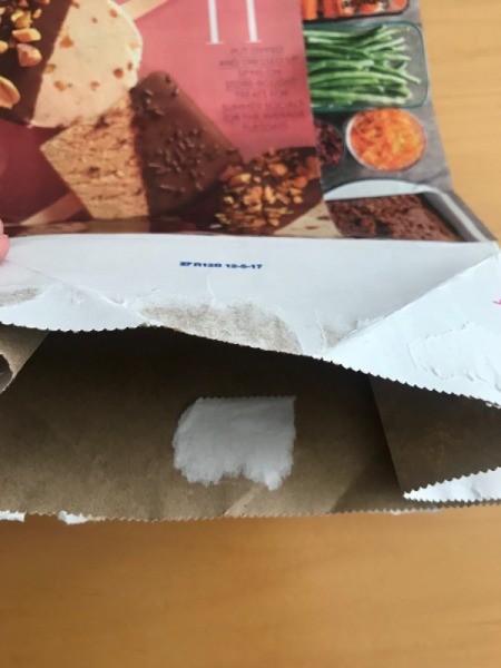 Upcycle a Kraft Paper Store Bag - reassemble the bottom