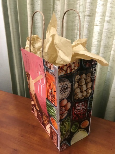 Upcycle a Kraft Paper Store Bag - ready to use