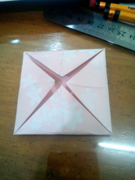 Folded Paper Photo Frame - fold in the other 3