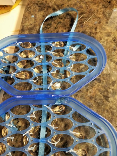 Butterfly Suncatcher Using Unique Lids - wrapping