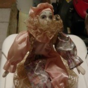 Identifying a Porcelain Doll - clown doll