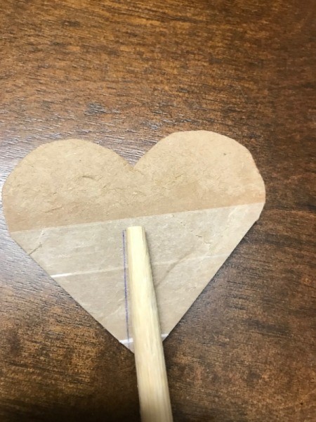 Ribbon Wand - trace around a chopstick or dowel