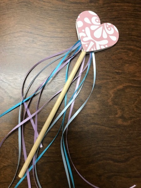 Ribbon Wand - closeup