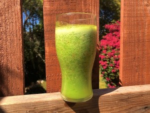glass of smoothie
