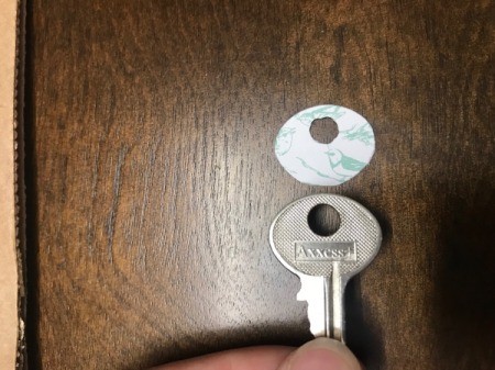 Scrapbook Paper Key Cover - cut it out
