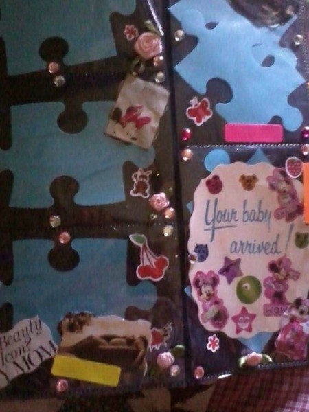 Baby Photo Album - album with puzzle motif