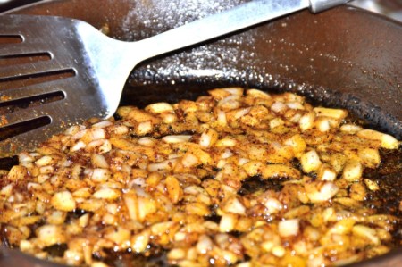 browned onions