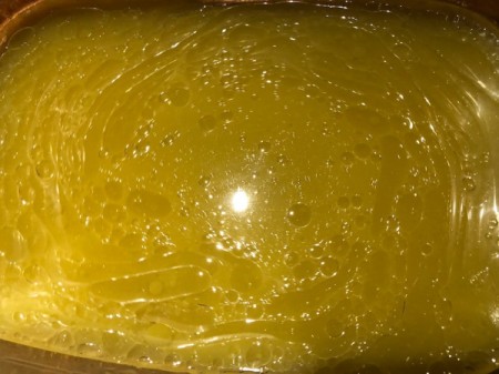 olive oil and fruit juices in bowl