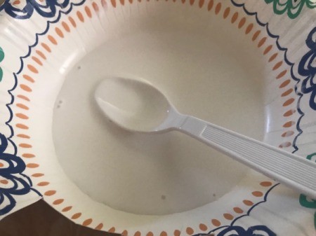 Recycled Cardboard Ring and Yarn Dreamcatcher - mix a thin solution of mod podge and water