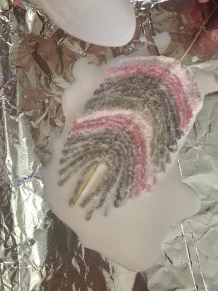 Recycled Cardboard Ring and Yarn Dreamcatcher - saturate well