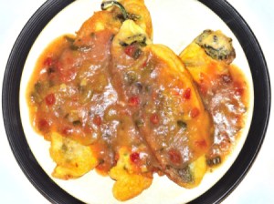 Chile Rellenos on plate