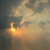 Sun Slivers (Nebraska) - sun behind clouds