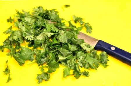 chopped cilantro