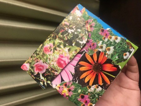 Recycled Ice Cream Box into Giftbox