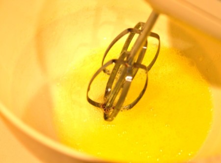 mixing eggs