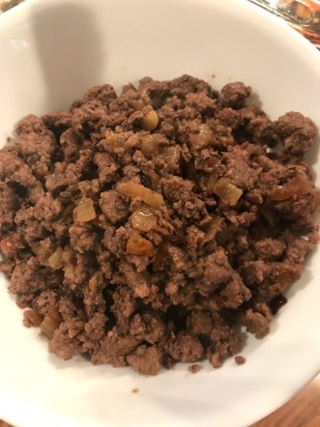 cooked ground beef