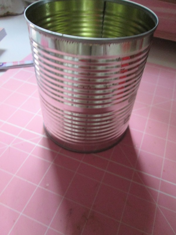 Taking Food Cans And Making Functional Pieces - clean undecorated can