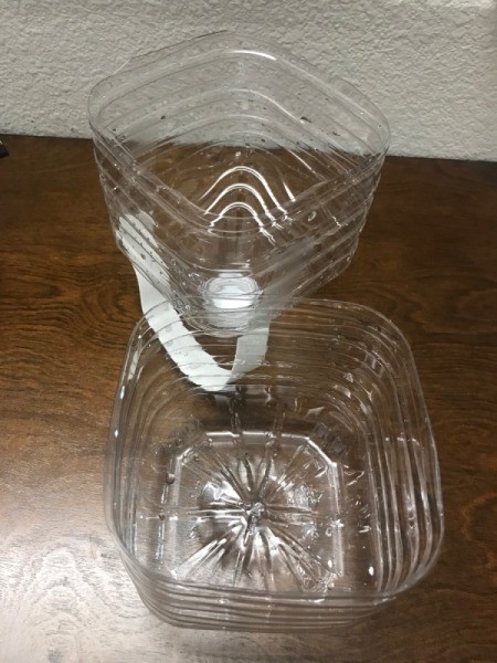 Upcycled Water Jug Gift Basket - cut bottle down