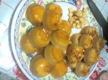 Puto Flan Bombs on plate