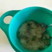 Mint Lime Sugar Scrub - add ingredients to a bowl and mix well