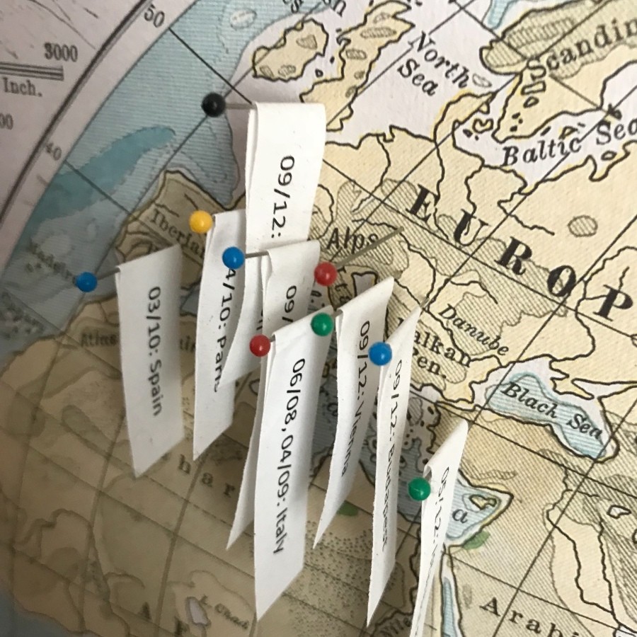 Making A Push Pin Travel Map ThriftyFun