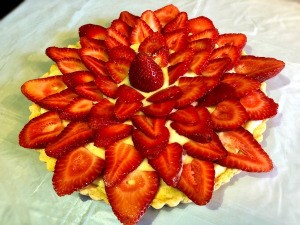 finished Strawberry Tart