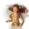 Angel doll with feather wings.