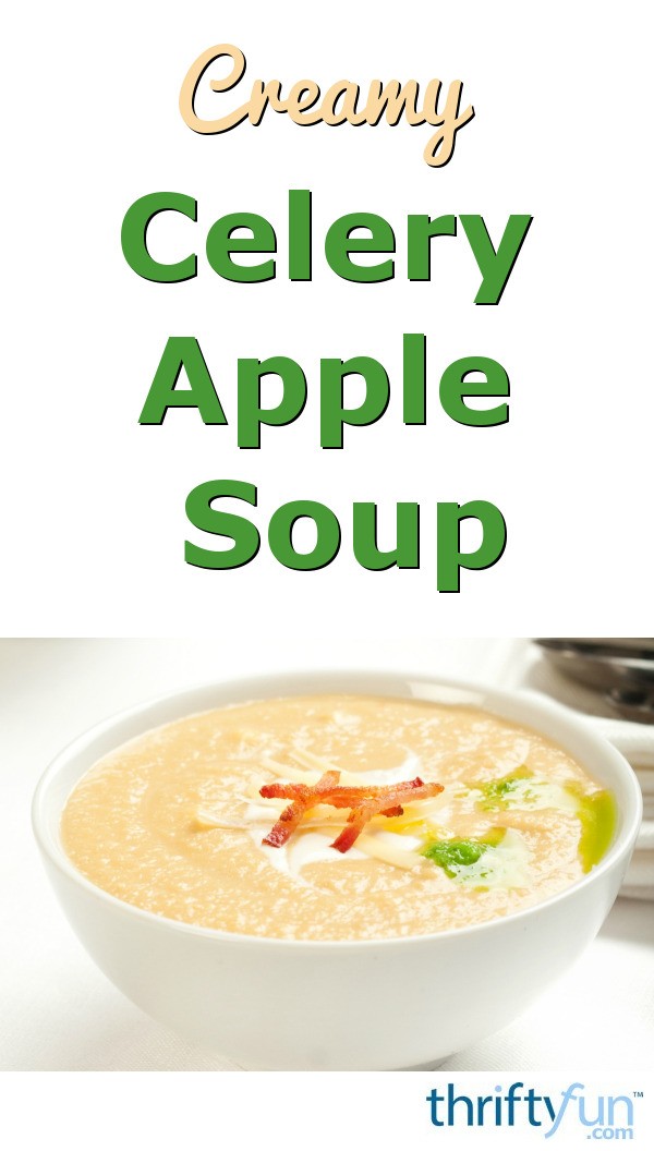 Creamy Celery Apple Soup ThriftyFun