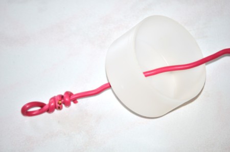 DIY Moat to Keep Ants Out of Hummingbird Feeder - twist the bottom