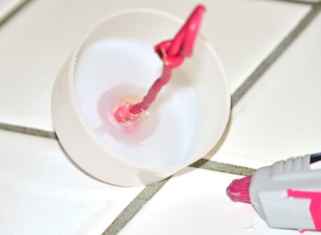 DIY Moat to Keep Ants Out of Hummingbird Feeder - coat the inside to prevent leaking