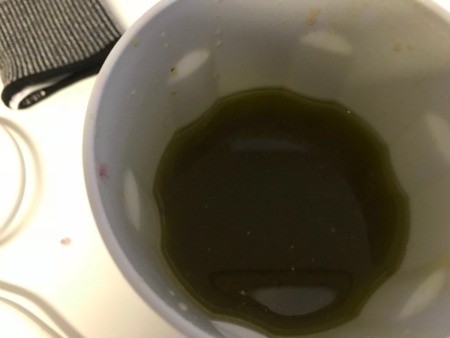 blended dressing in blender