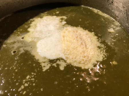 adding heavy cream and parmesean to soup