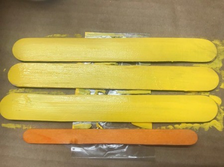 Hanging School Bus Picture Frame - paint them yellow