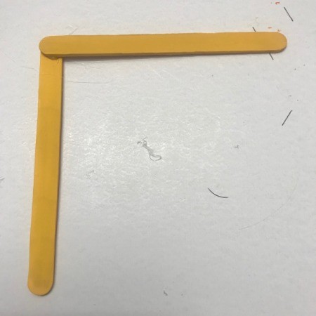 Hanging School Bus Picture Frame - glue two together