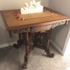 Value of Antique Parlor Table  - ornately carved small table