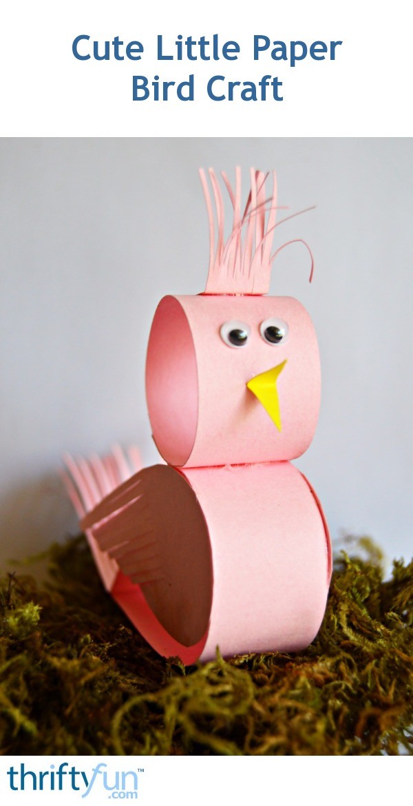 Cute Little Paper Bird Craft | ThriftyFun