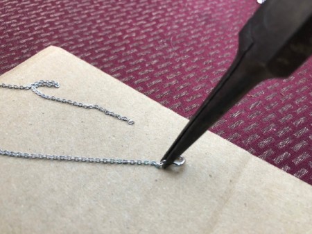 Mini Clothespin Rainbow Necklace - cut the chain to the desired length and use pliers to reattach the clasp