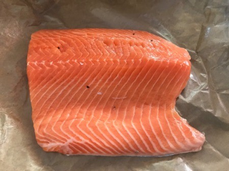 Filleting Fresh Salmon