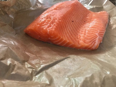 Filleting Fresh Salmon