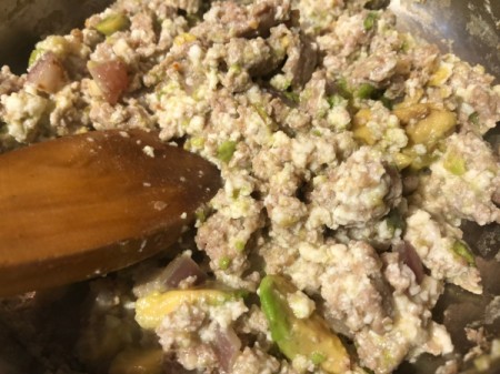 cooked turkey avocado